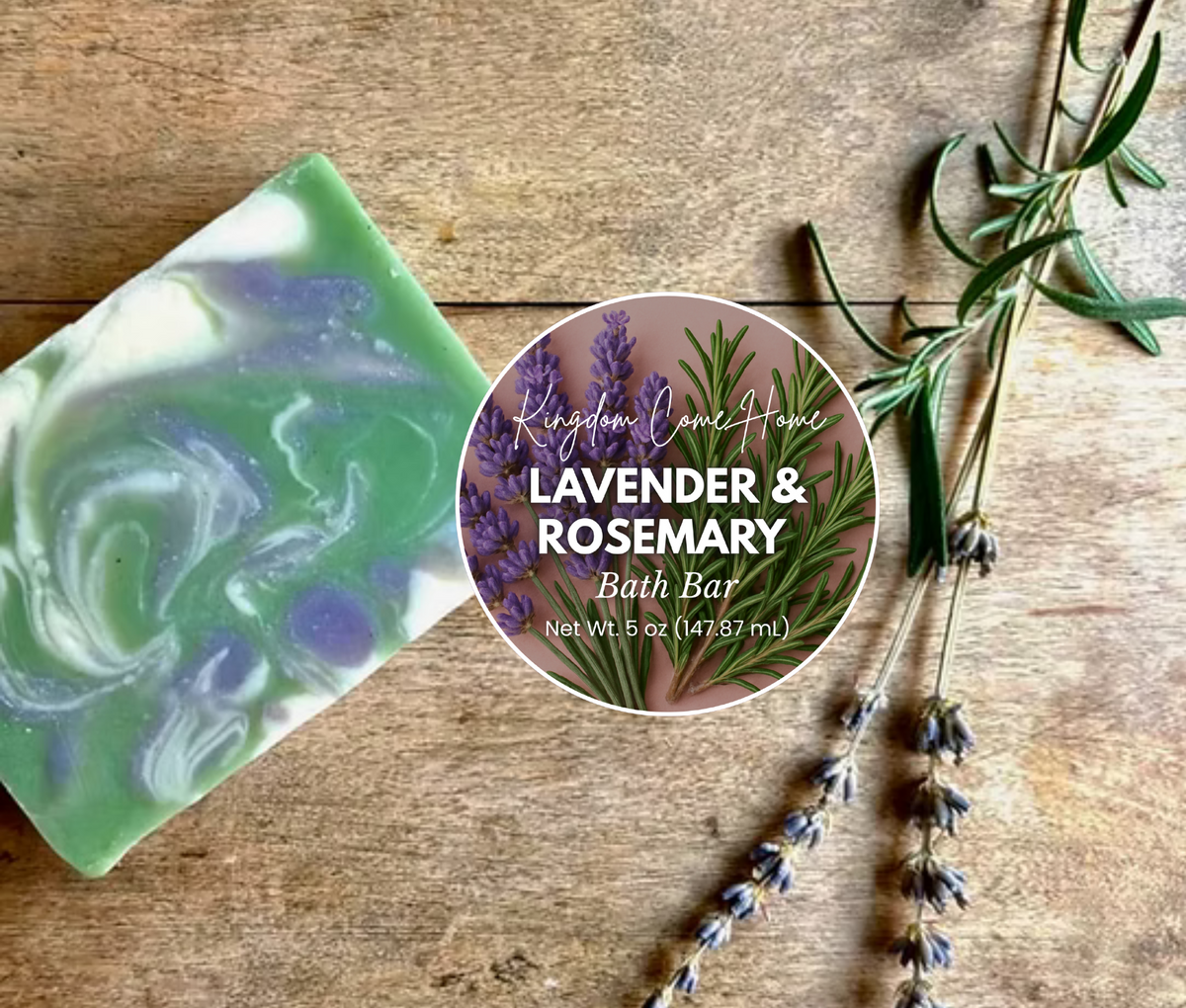 Lavender & Rosemary Bath Bar