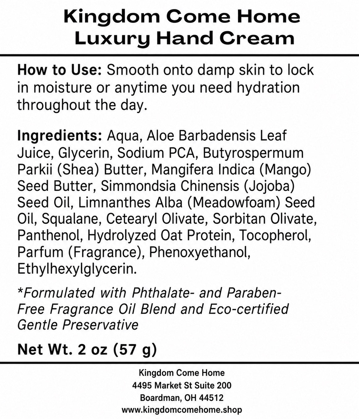 Sugared Lemon Luxury Hand Cream