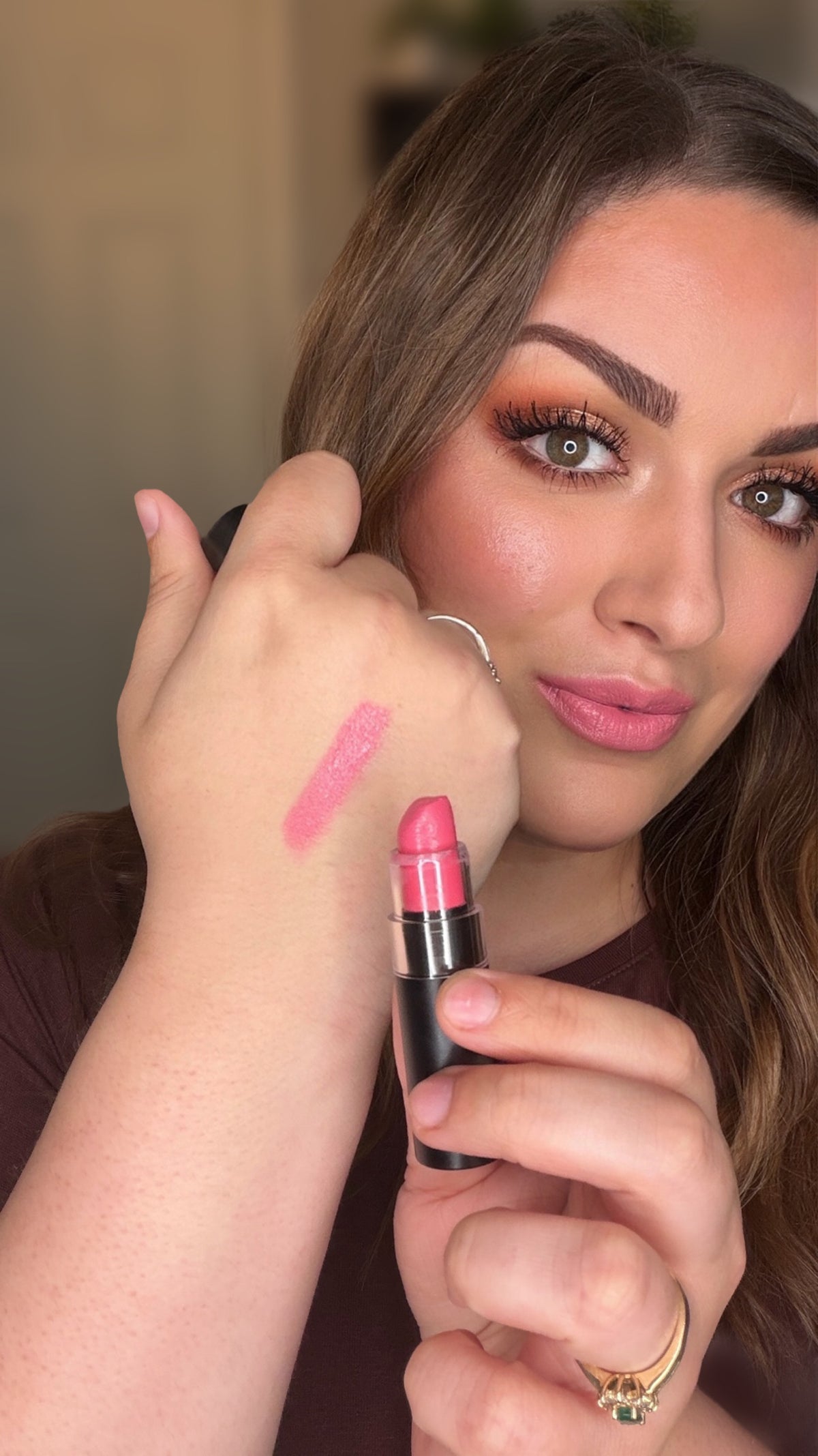 Organic Mango Butter Lipstick - Pink Papaya