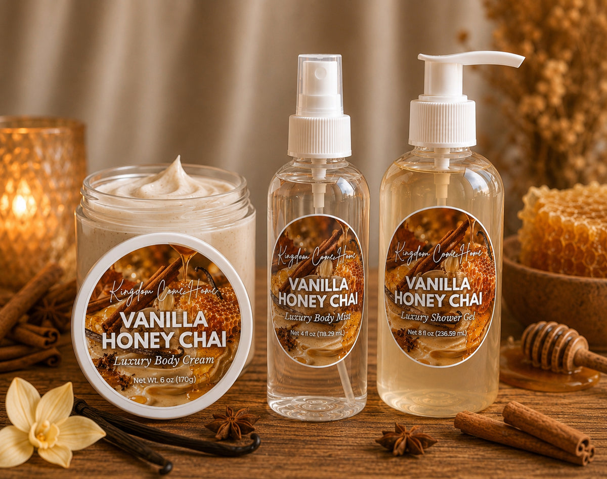 Vanilla Honey Chai Luxury Bath Collection