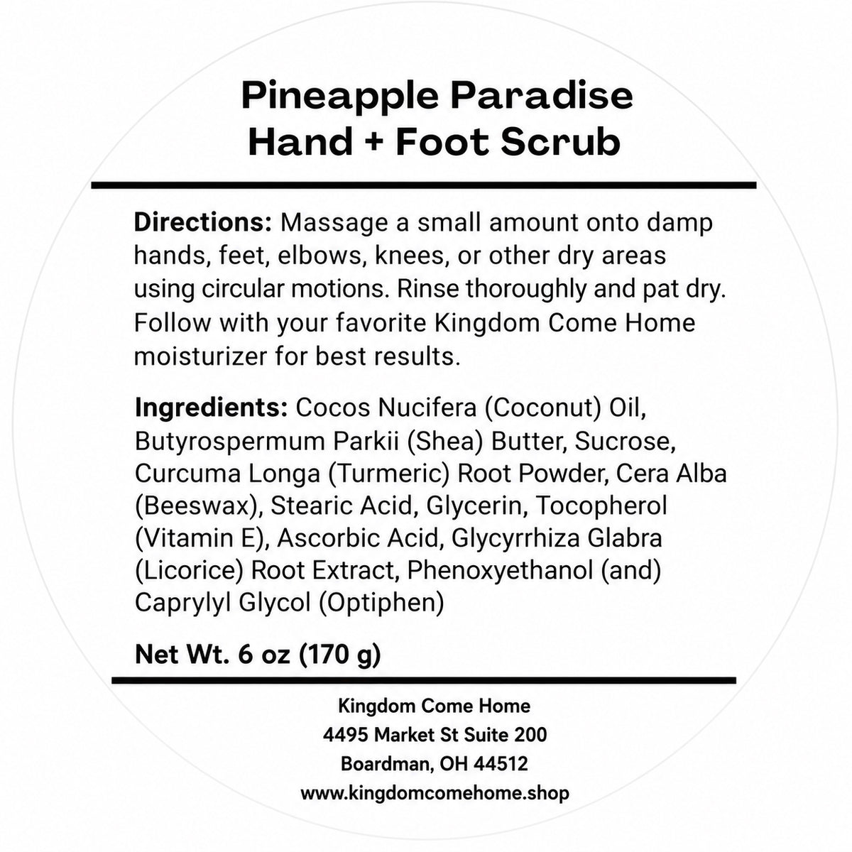 Pineapple Paradise Hand + Foot Scrub
