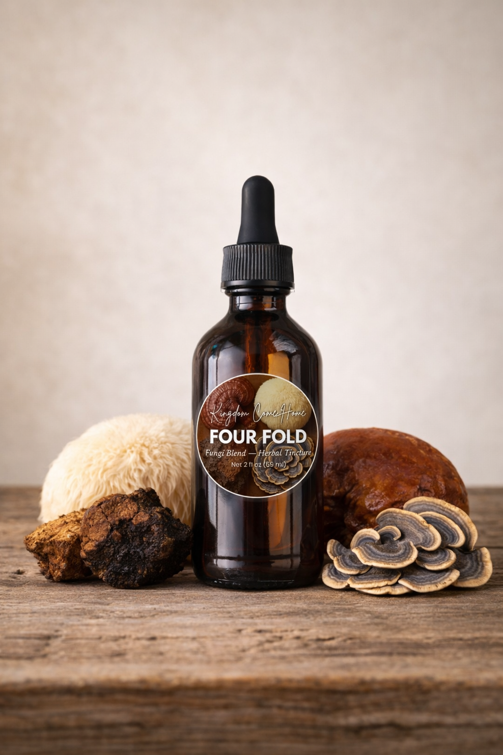 Four-Fold Fungi Tincture Blend