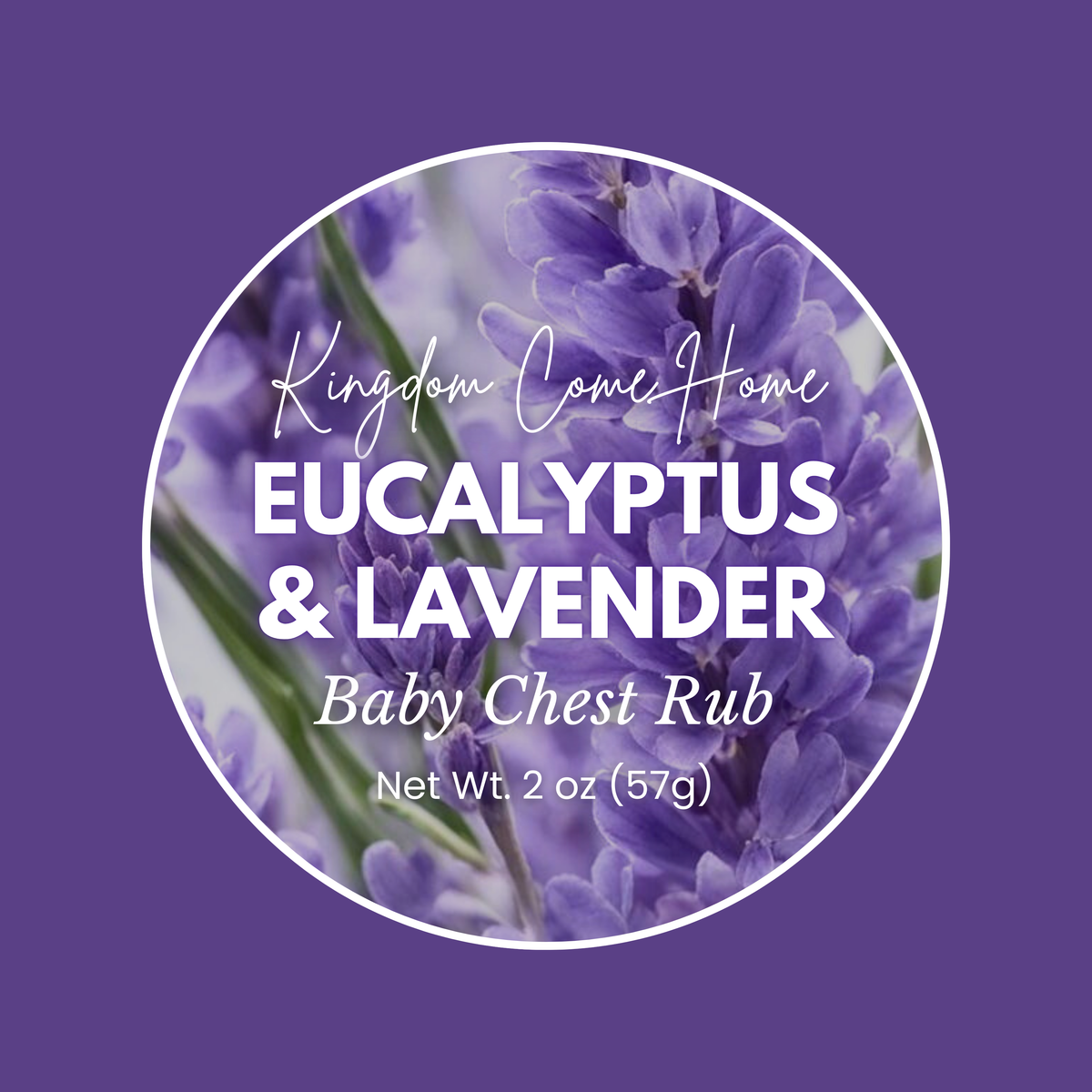 Natural Baby Chest Rub - Eucalyptus Radiata & Lavender
