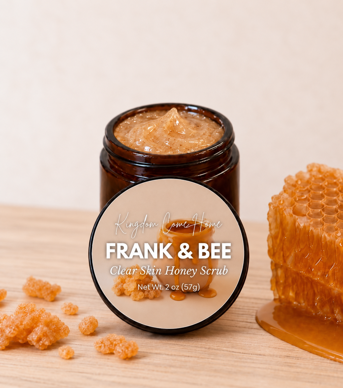 Frank + Bee Clear Honey Scrub