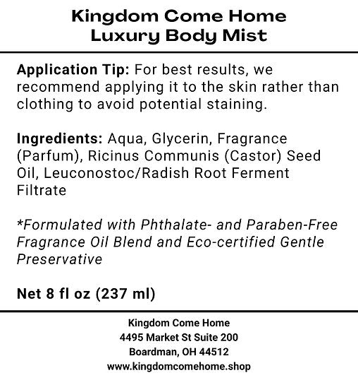 Maui Mango Luxury Body Mist