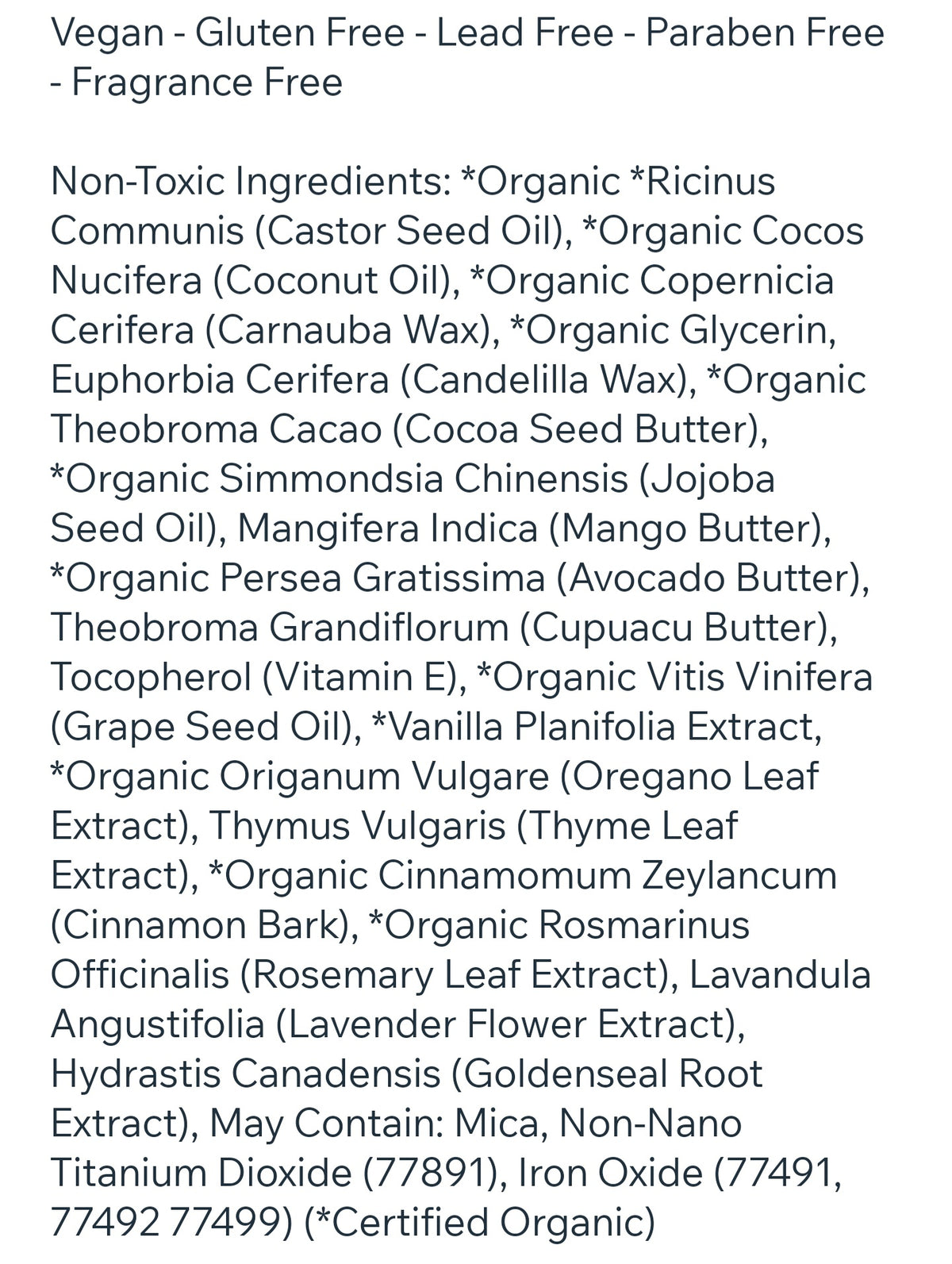 Organic Mango Butter Lipstick - Pineberry