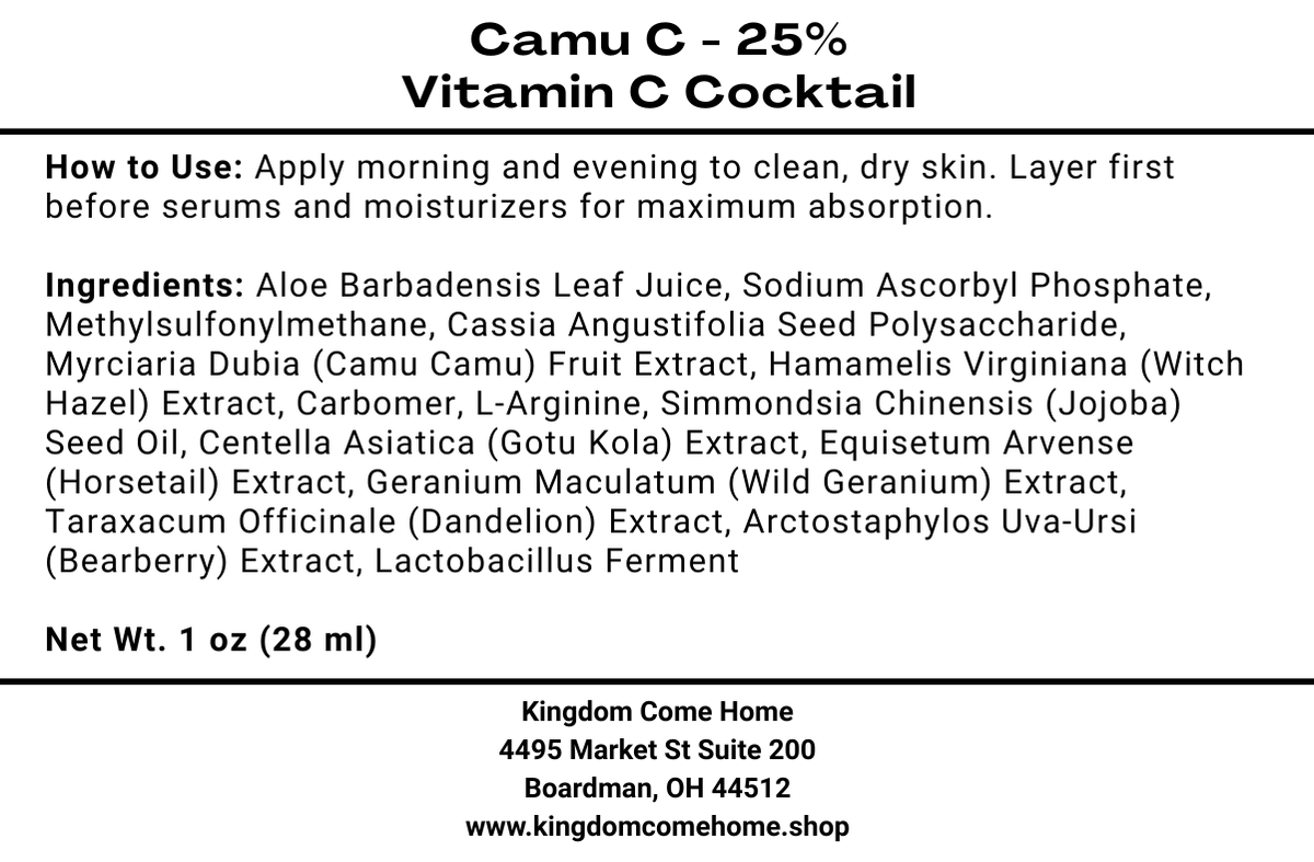 Camu C - 25% Vitamin C Cocktail