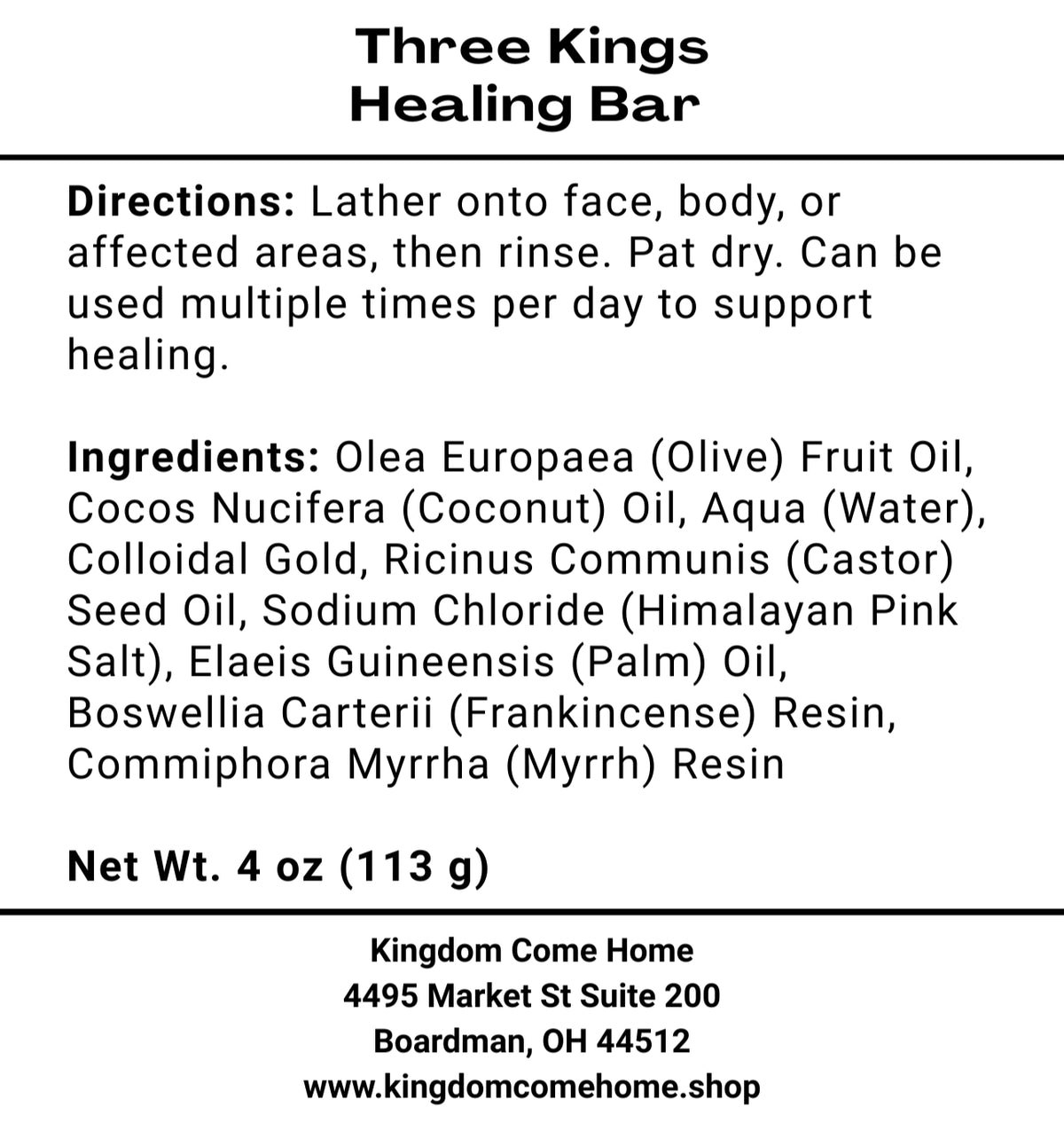 Three Kings - Healing Bar